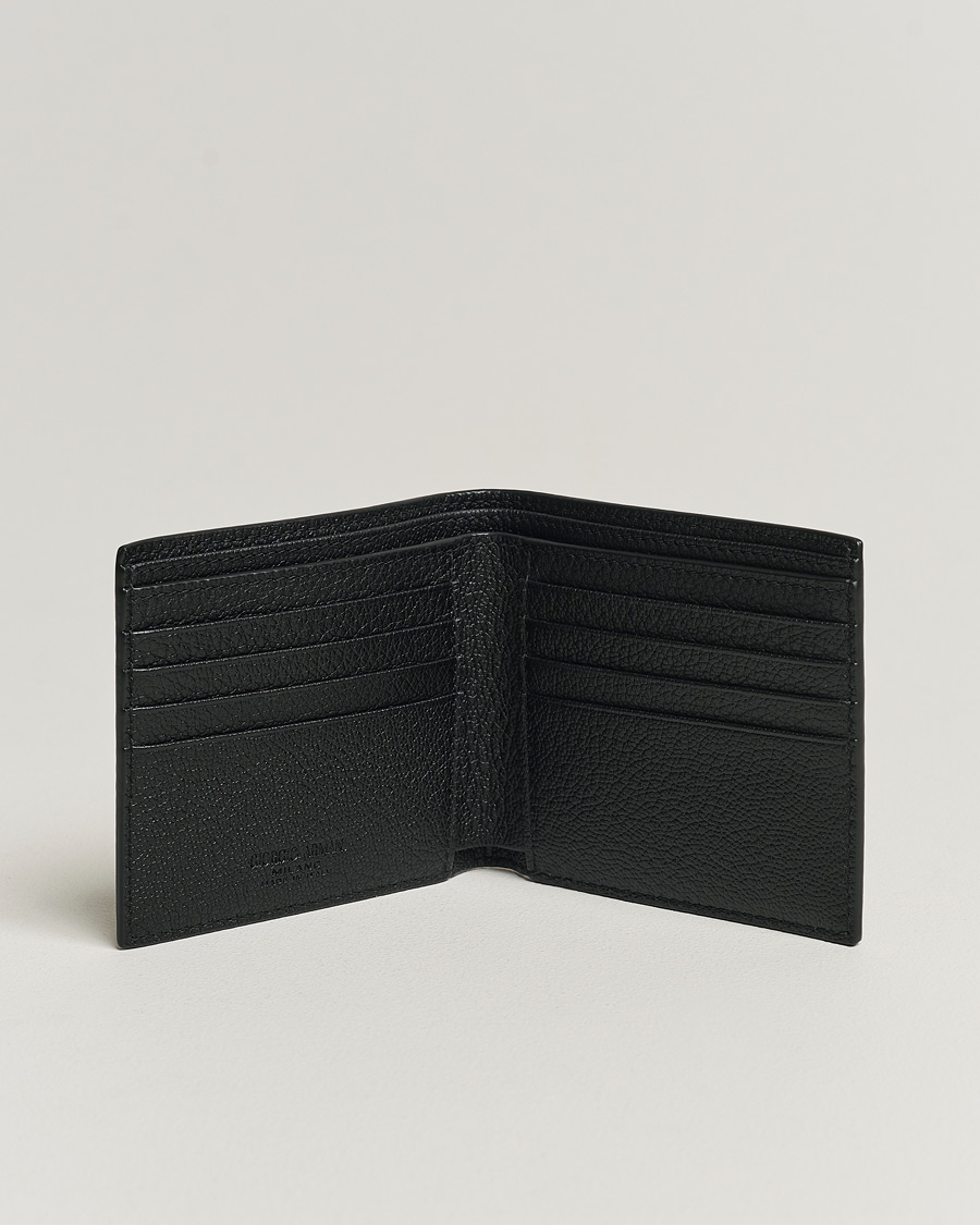 Herren | Geldbörsen | Giorgio Armani | Grain Leather Wallet Black Calf