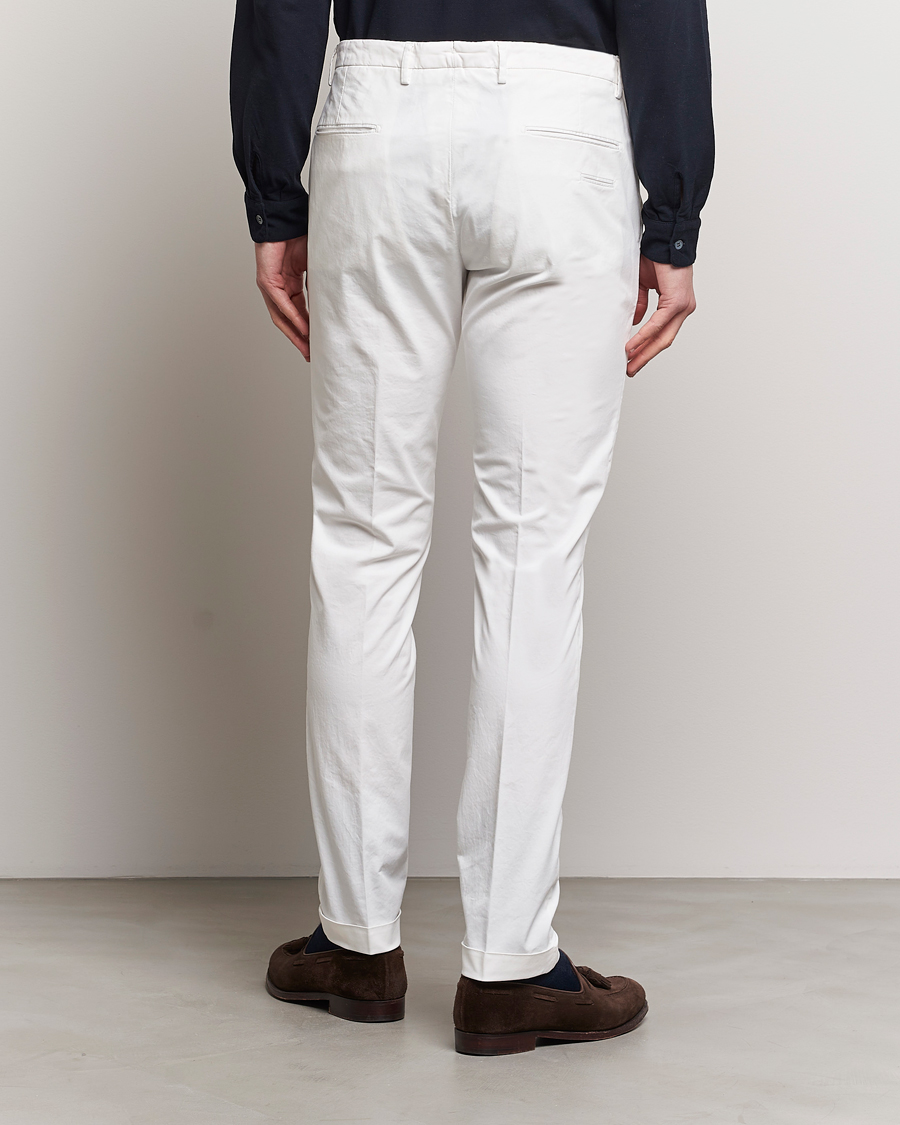 Herren | Hosen | Briglia 1949 | Slim Fit Cotton Stretch Chinos White