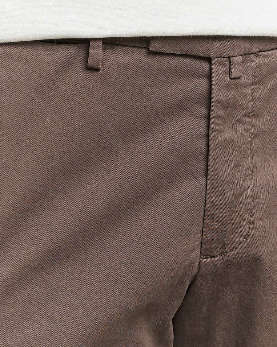 Herren | Hosen | Briglia 1949 | Slim Fit Cotton Stretch Chinos Brown