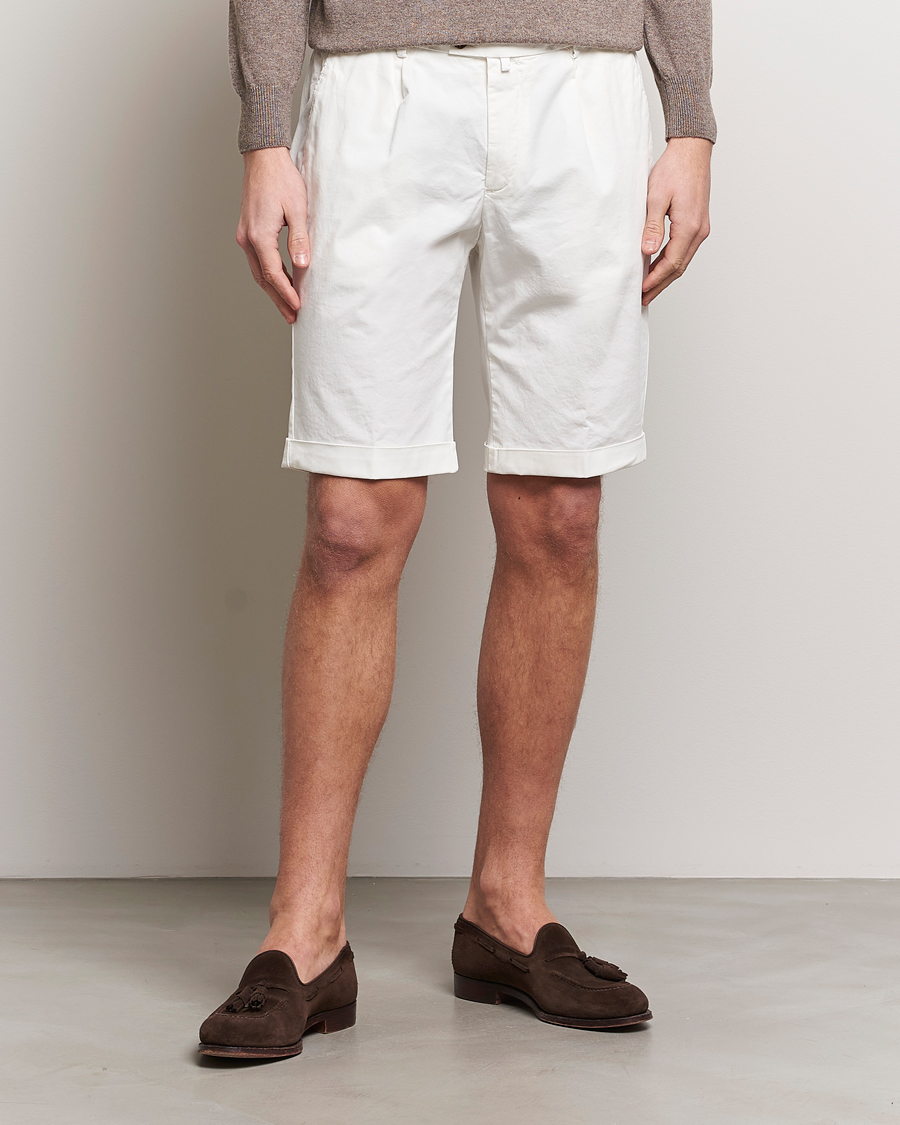 Herren |  | Briglia 1949 | Pleated Cotton Shorts White