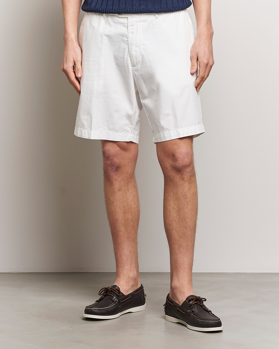Herren | Italian Department | Briglia 1949 | Easy Fit Cotton Shorts White
