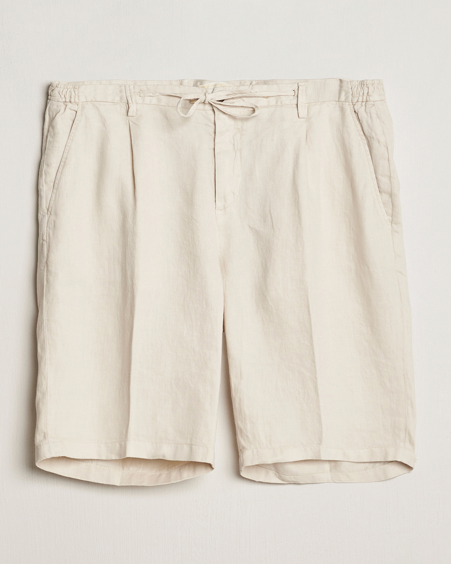Herren | Shorts | Briglia 1949 | Easy Fit Linen Shorts Off White