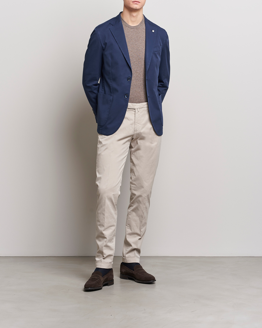 Herren | Sakkos | L.B.M. 1911 | Jack Regular Fit Cotton Stretch Blazer Navy