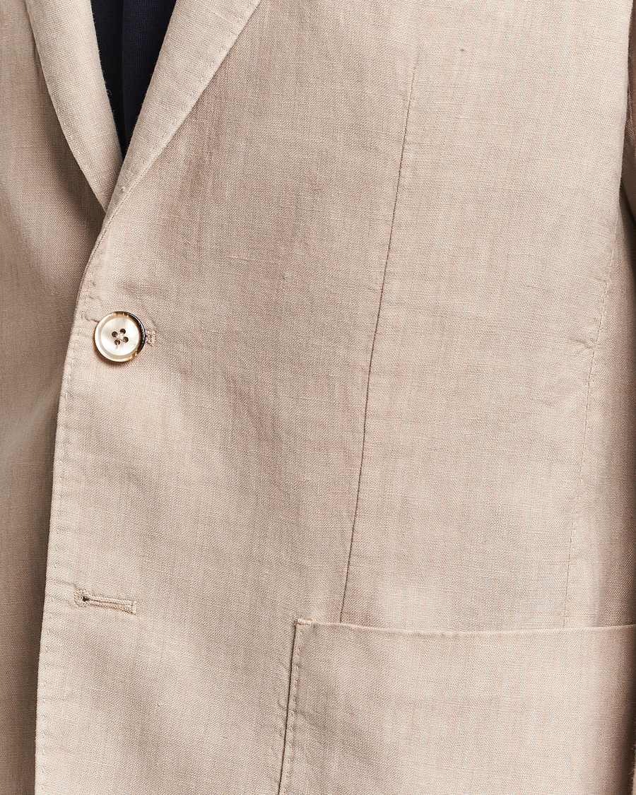 Herren | Sakkos | L.B.M. 1911 | Jack Regular Fit Linen Blazer Sand