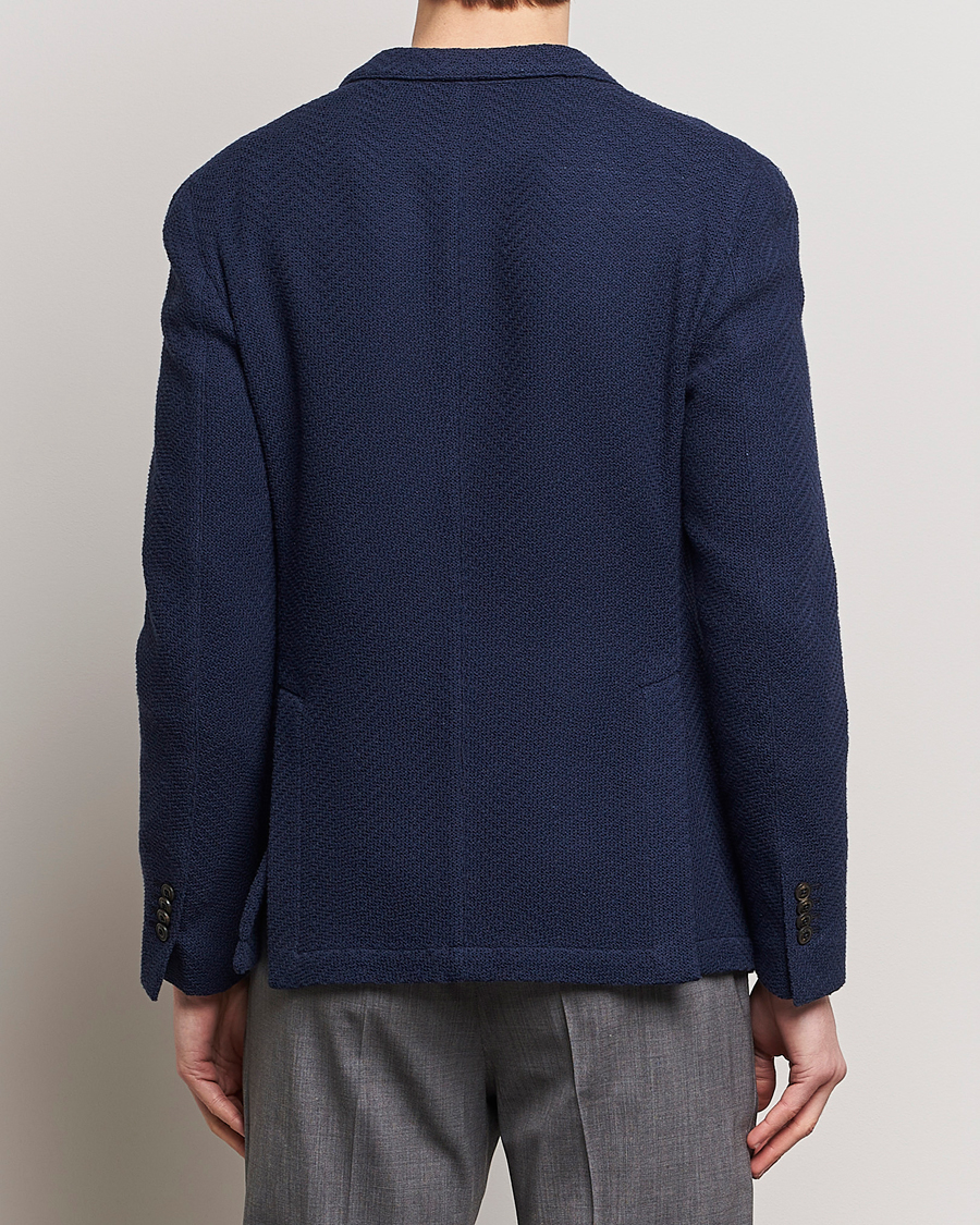 Herren | Sakkos | L.B.M. 1911 | Double Breasted Jersey Punto Blazer Navy