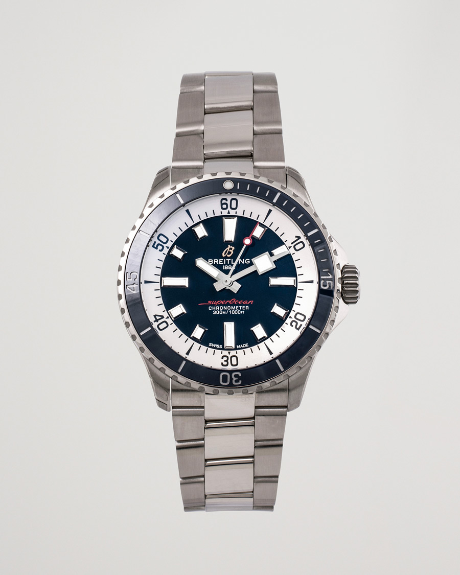 Herren | Breitling Pre-Owned Superocean 42 A17375 Silver | Breitling Pre-Owned | Superocean 42 A17375 Silver