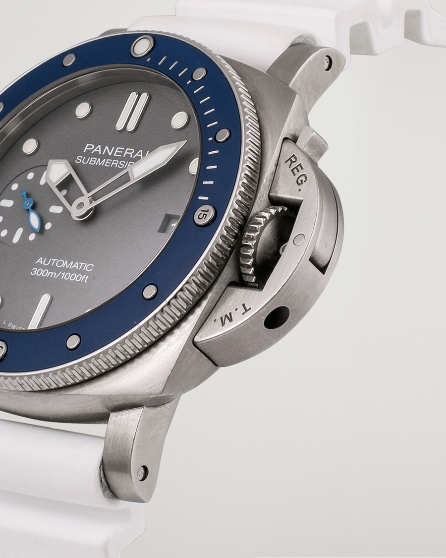 Herren | Panerai Pre-Owned Luminor Submersible PAM 00959 Silver | Panerai Pre-Owned | Luminor Submersible PAM 00959 Silver