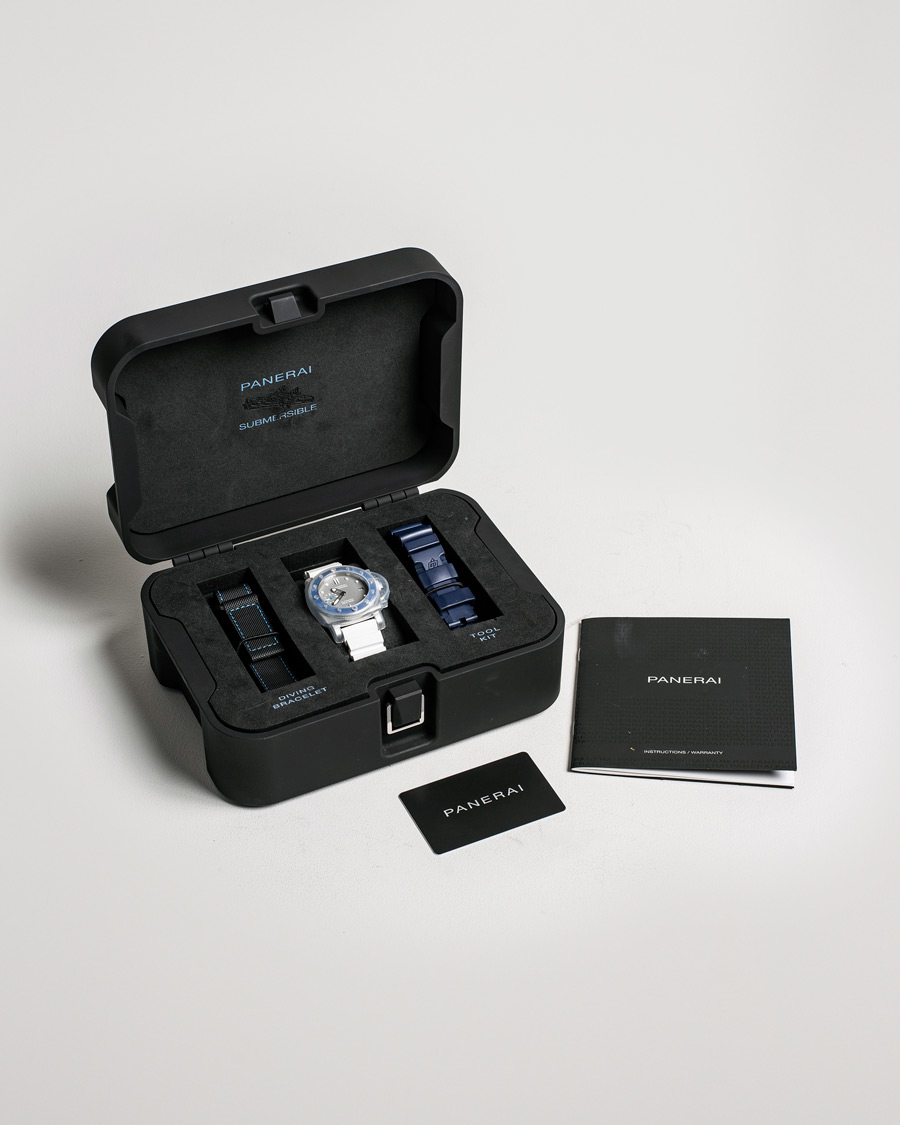 Herren | Panerai Pre-Owned Luminor Submersible PAM 00959 Silver | Panerai Pre-Owned | Luminor Submersible PAM 00959 Silver
