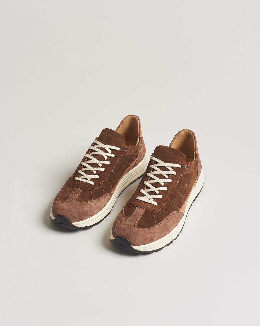 Herren | Schuhe | CQP | Renna Suede Runner Chestnut