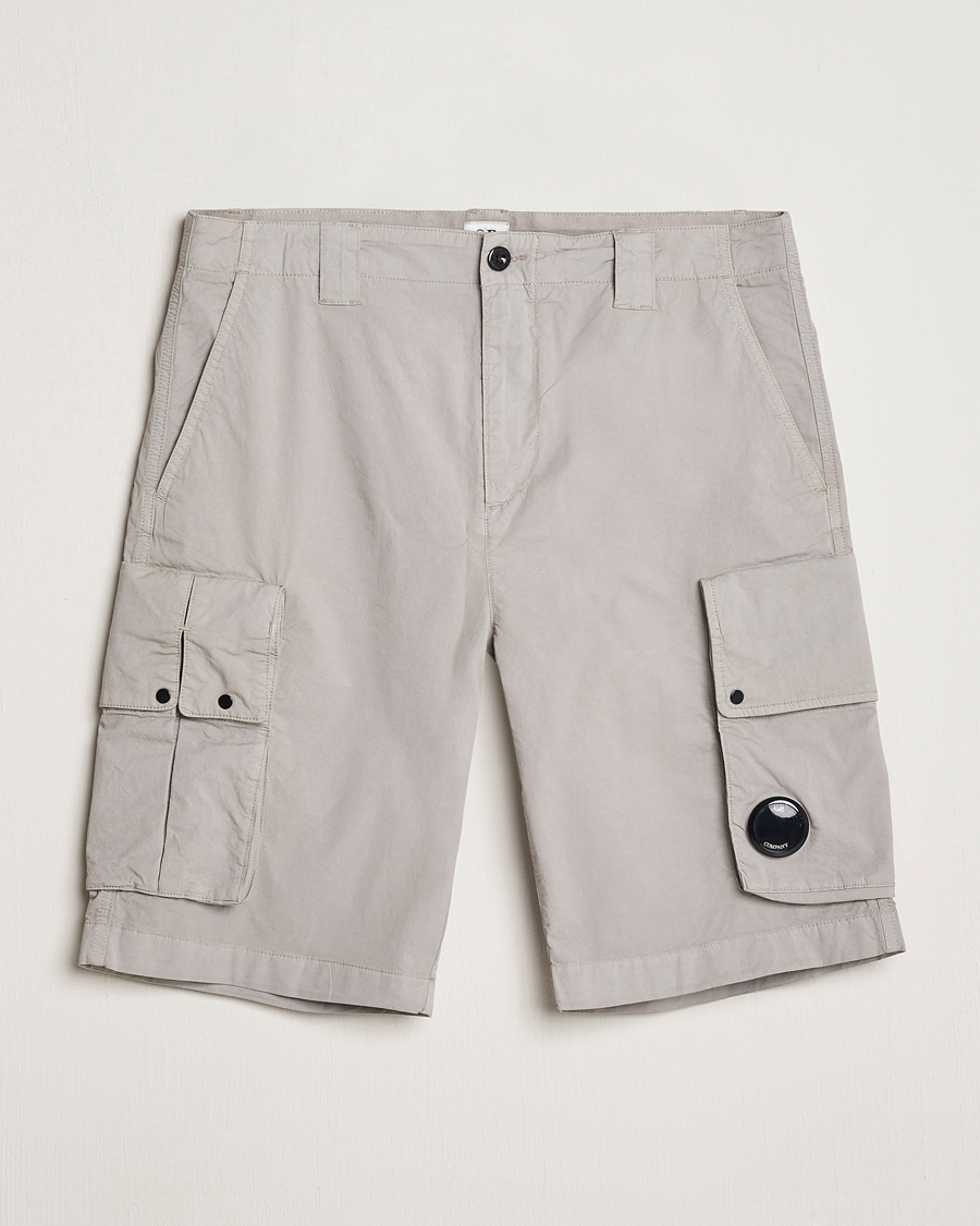 Herren | Shorts | C.P. Company | Twill Stretch Cargo Shorts Grey