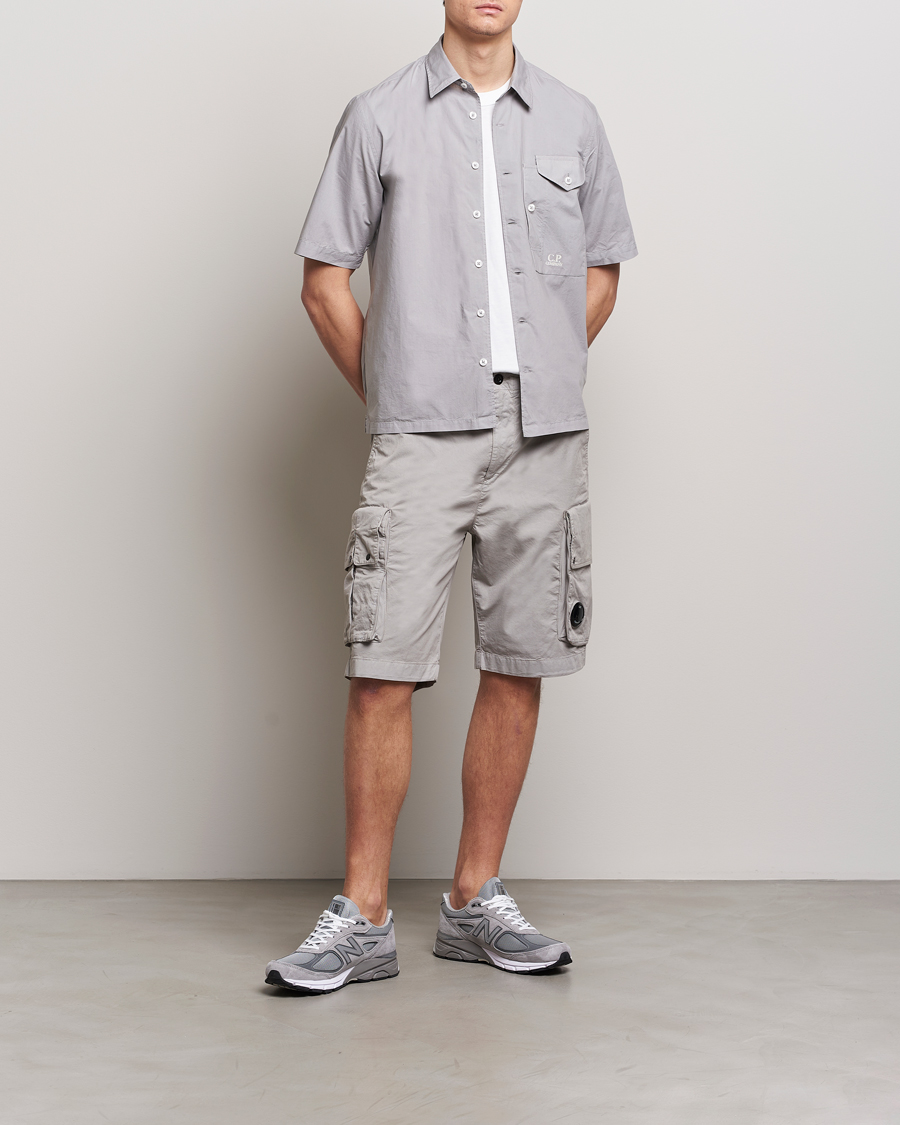 Herren | Shorts | C.P. Company | Twill Stretch Cargo Shorts Grey