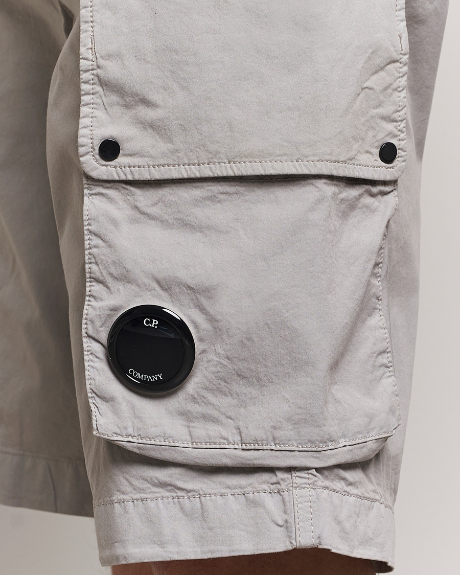Herren | Shorts | C.P. Company | Twill Stretch Cargo Shorts Grey