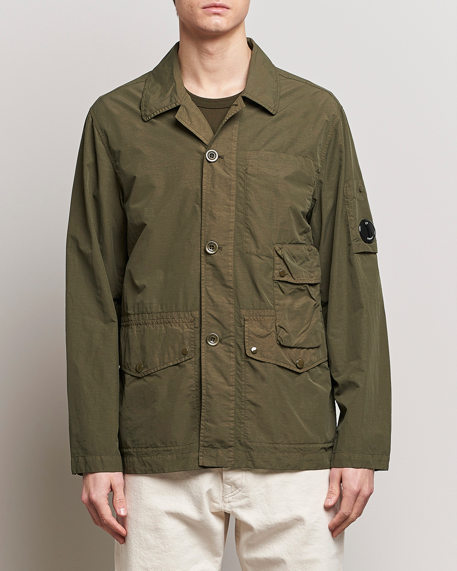 Herren | C.P. Company | C.P. Company | Flatt Nylon Coat Dark Olive