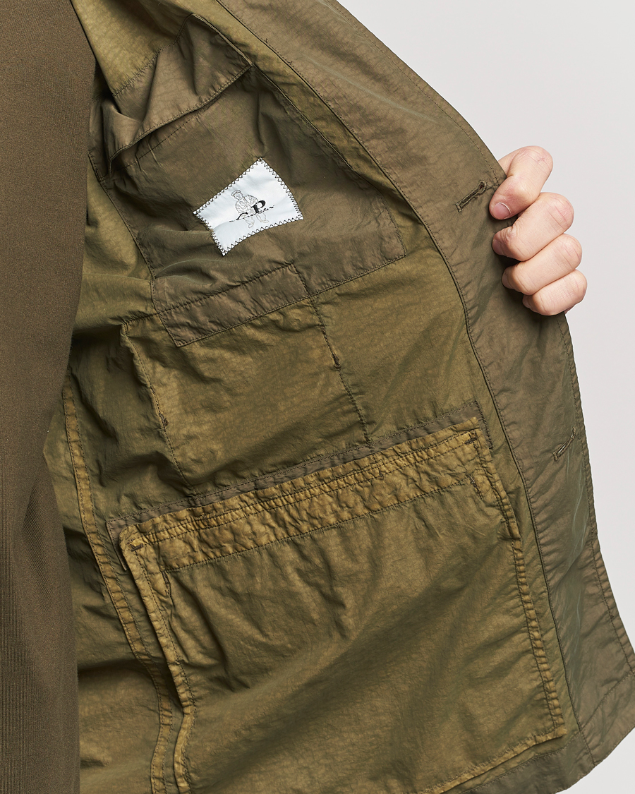 Herren | Jacken | C.P. Company | Flatt Nylon Coat Dark Olive