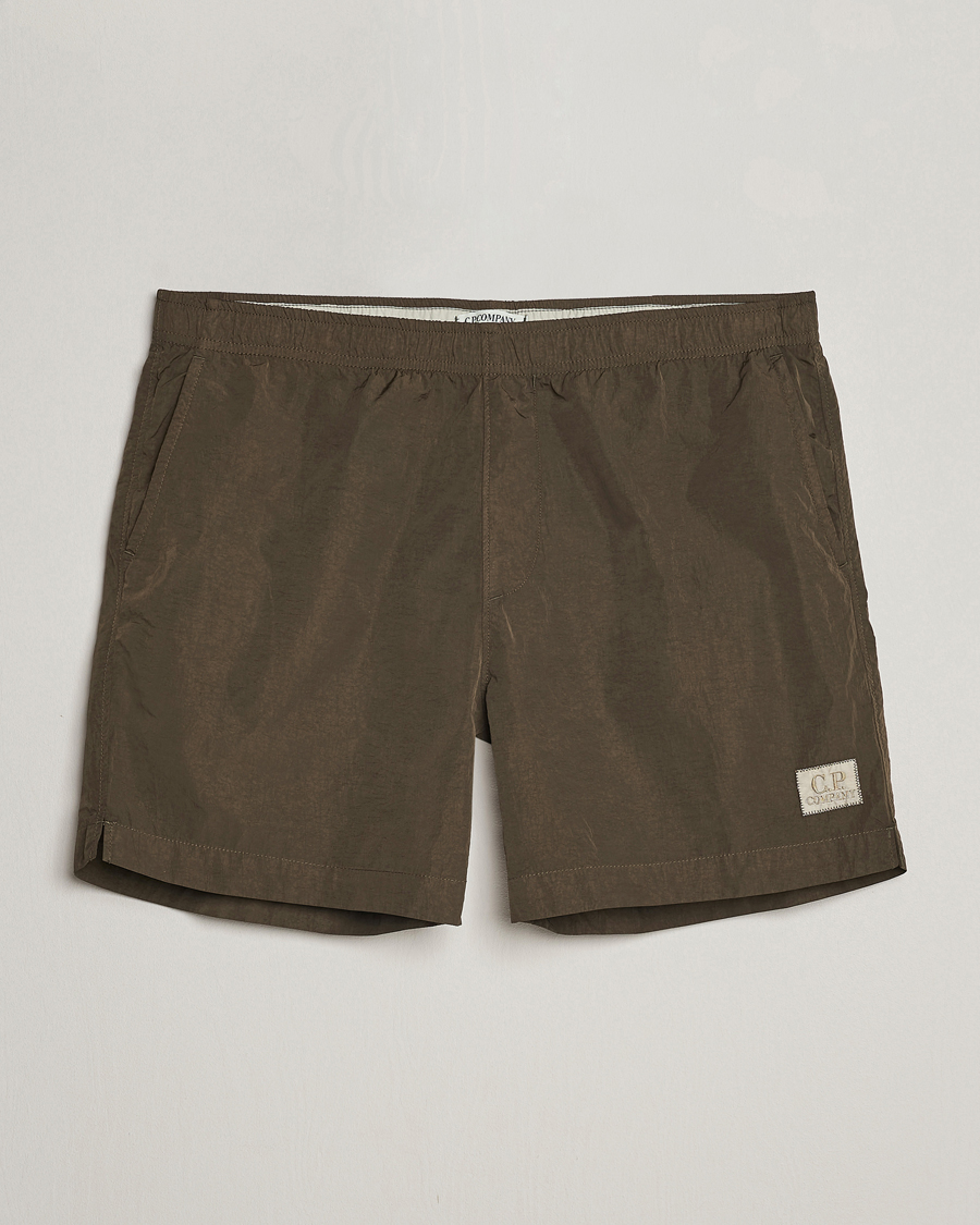 Herren | Badehosen | C.P. Company | Eco Chrome-R Swimshorts Dark Olive
