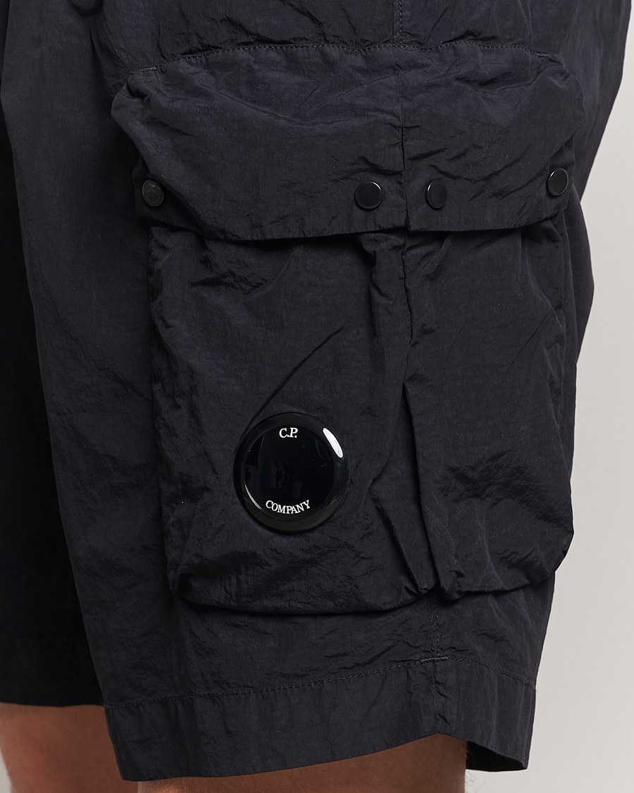Herren | Badehosen | C.P. Company | Flatt Nylon Cargo Swimshorts Black