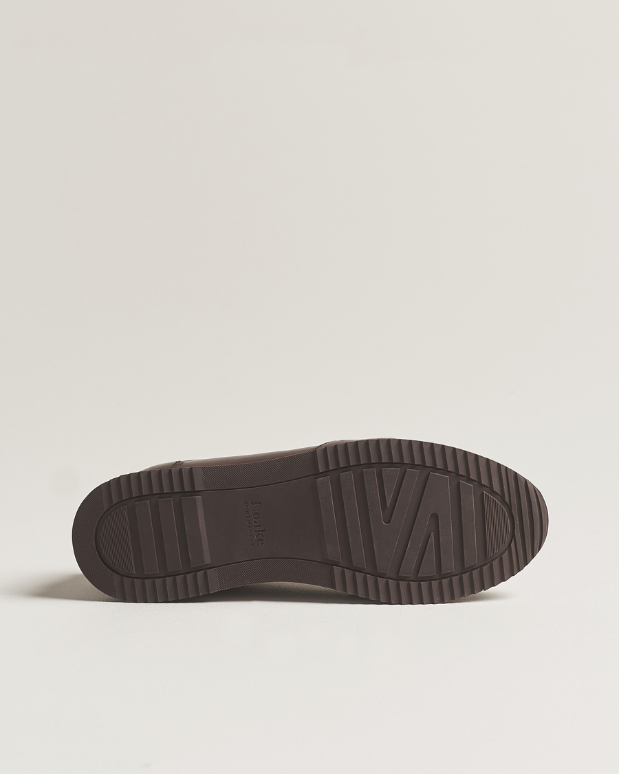 Herren | Loake 1880 Bannister Leather Running Sneaker Dark Brown | Loake 1880 | Bannister Leather Running Sneaker Dark Brown