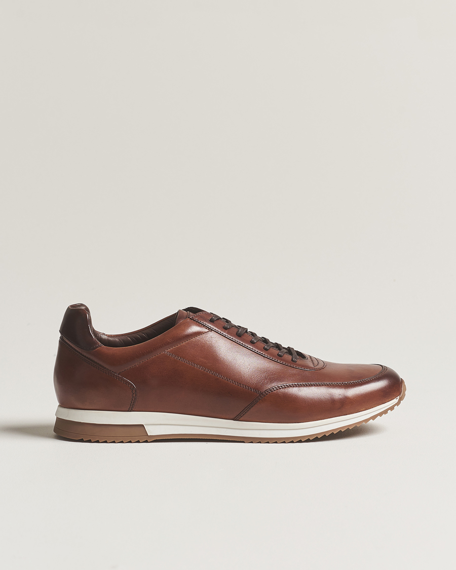 Herren | Sneaker | Loake Shoemakers | Bannister Leather Running Sneaker Cedar