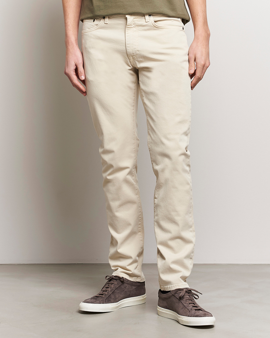 Men | Casual Trousers | GANT | Hayes Desert Jeans Silky Beige