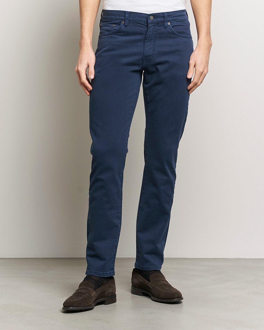 Herren | Hosen | GANT | Regular Desert 5-Pocket Pants Marine