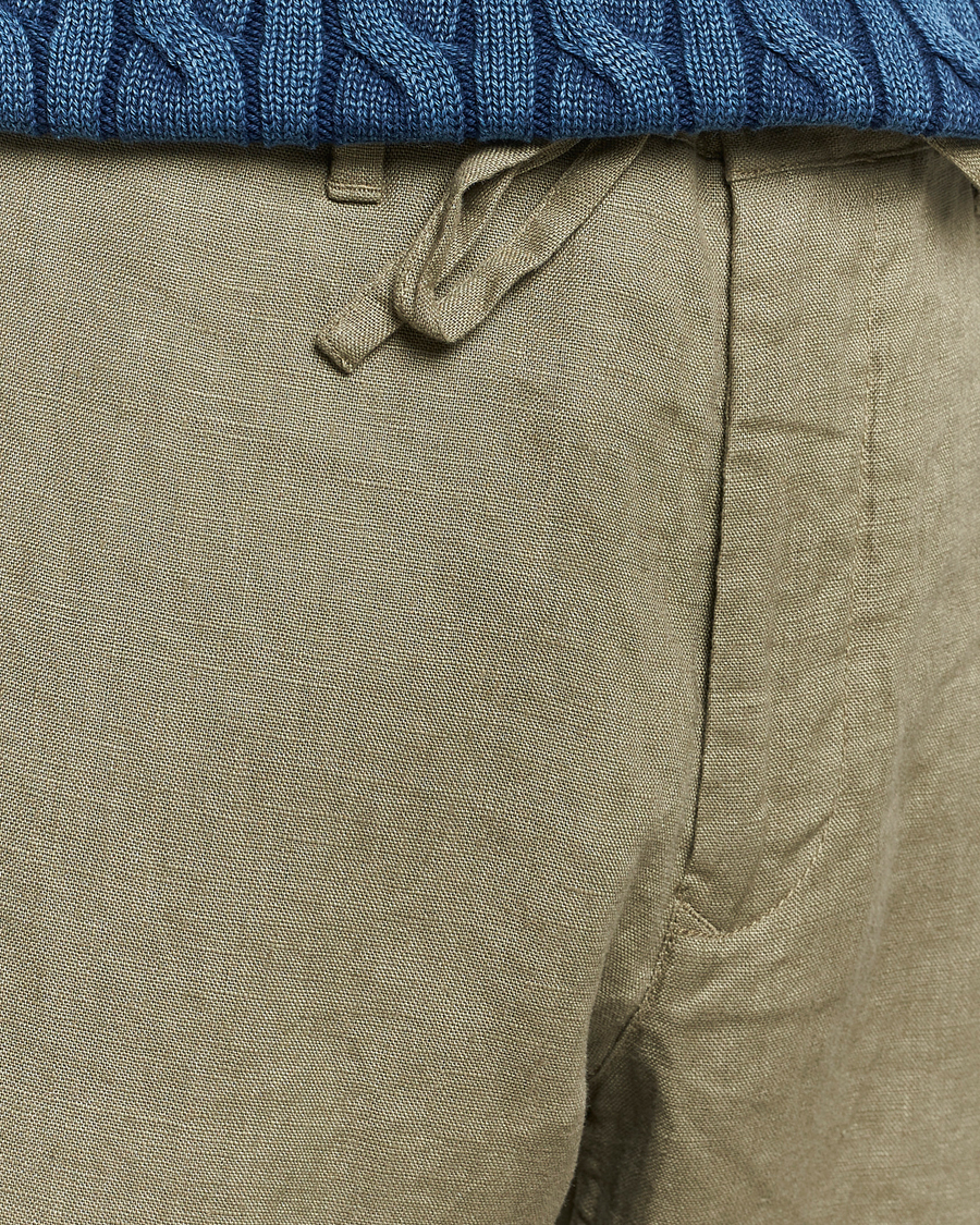 Herren | Hosen | GANT | Relaxed Linen Drawstring Pants Dried Clay