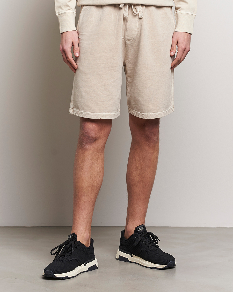 Herren | Shorts | GANT | Sunbleached Sweatshorts Silky Beige