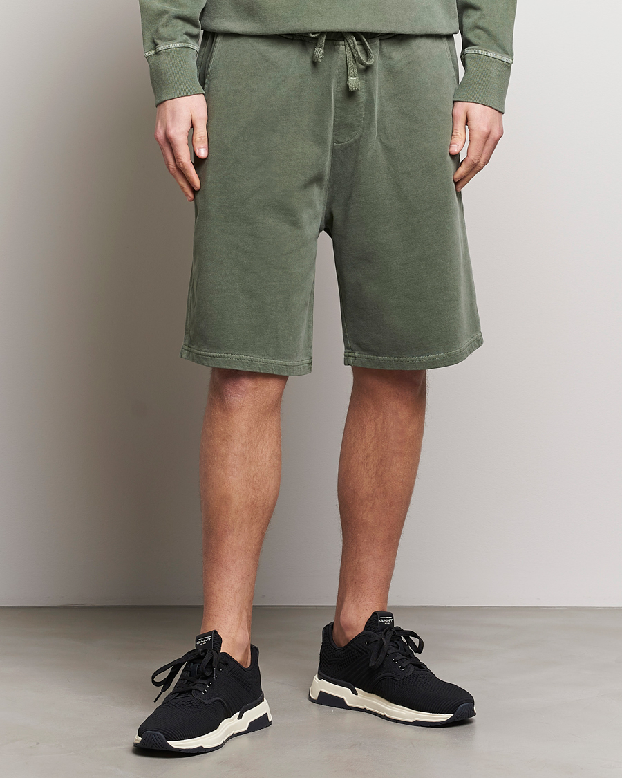 Herren | GANT | GANT | Sunbleached Sweatshorts Pine Green