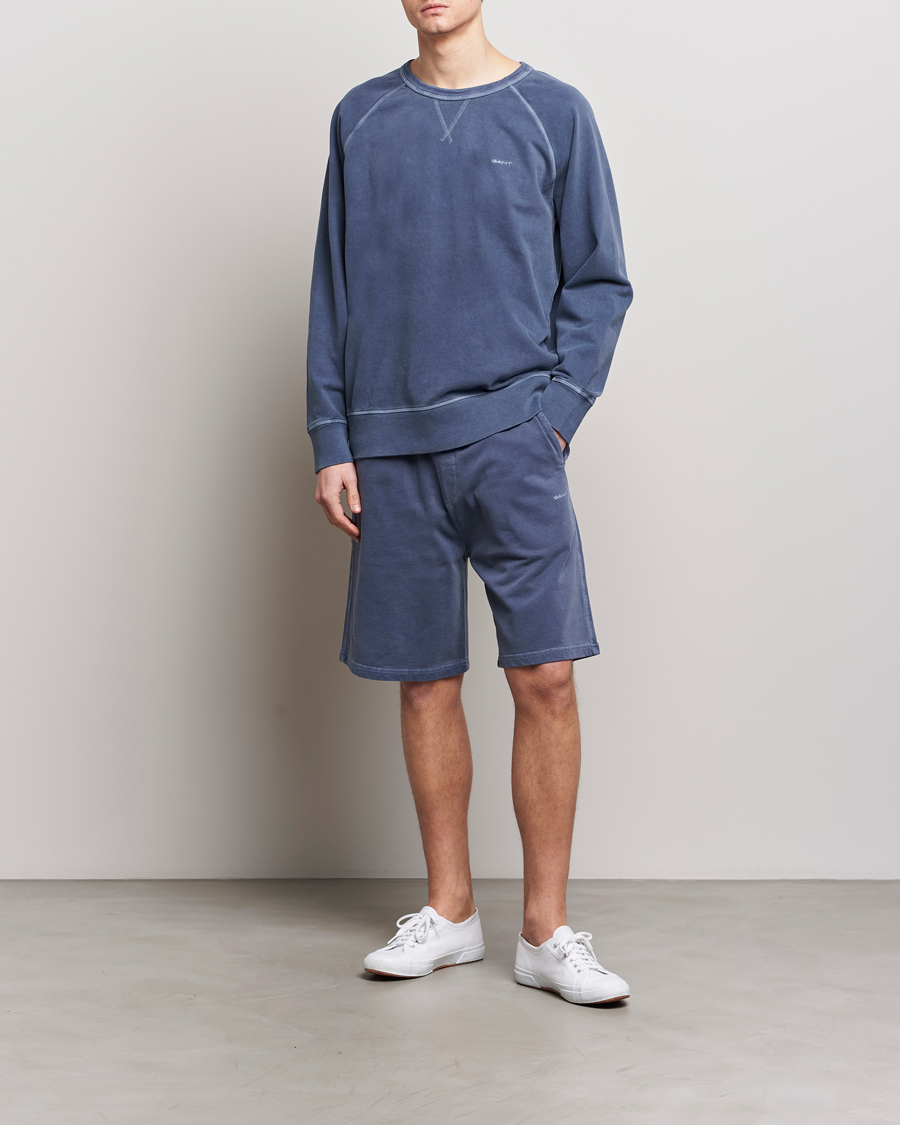 Herren | Shorts | Gant | Sunbleached Sweatshorts Dusty Blue Sea