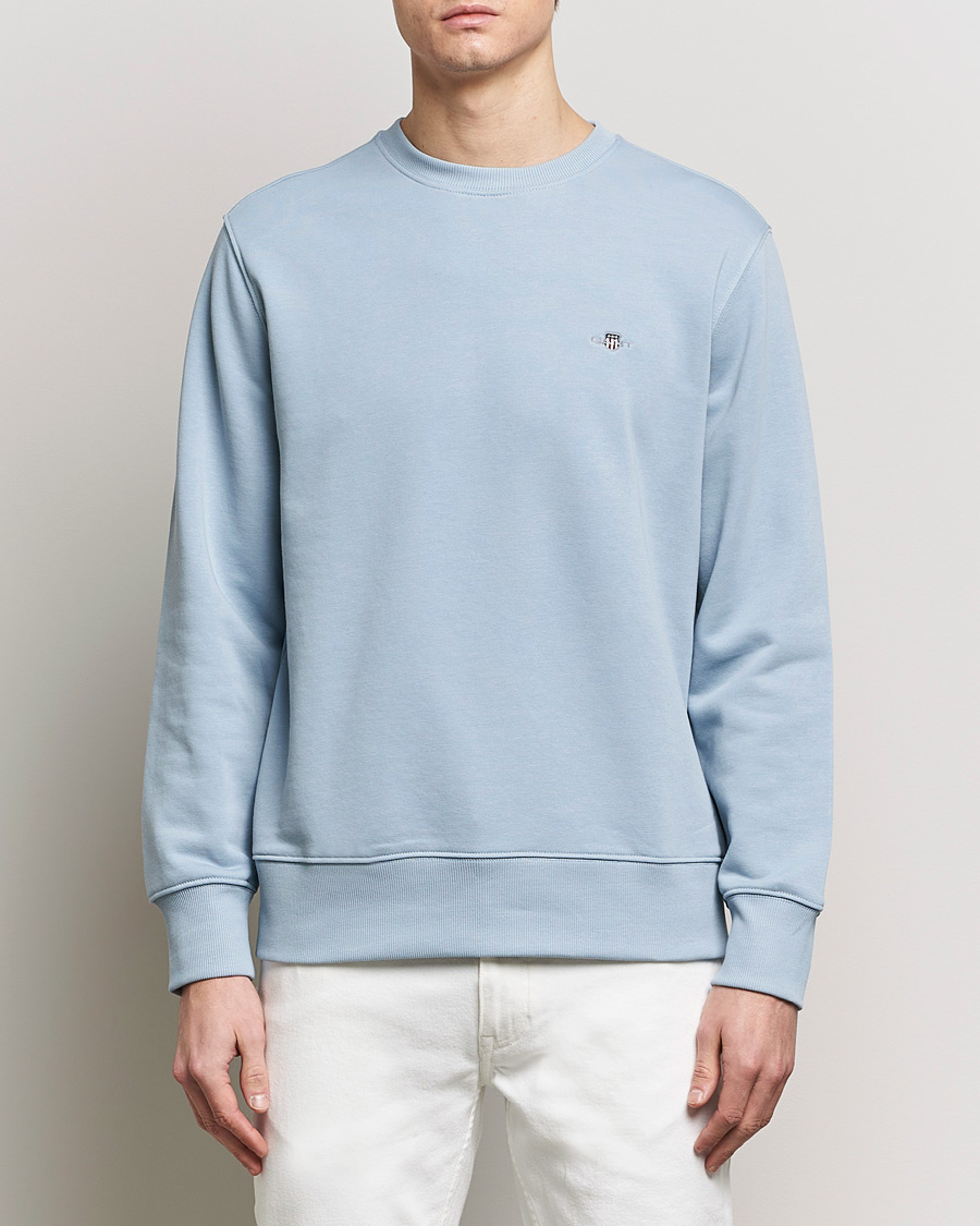 Herr |  | GANT | Original Crew Neck Sweatshirt Dove Blue