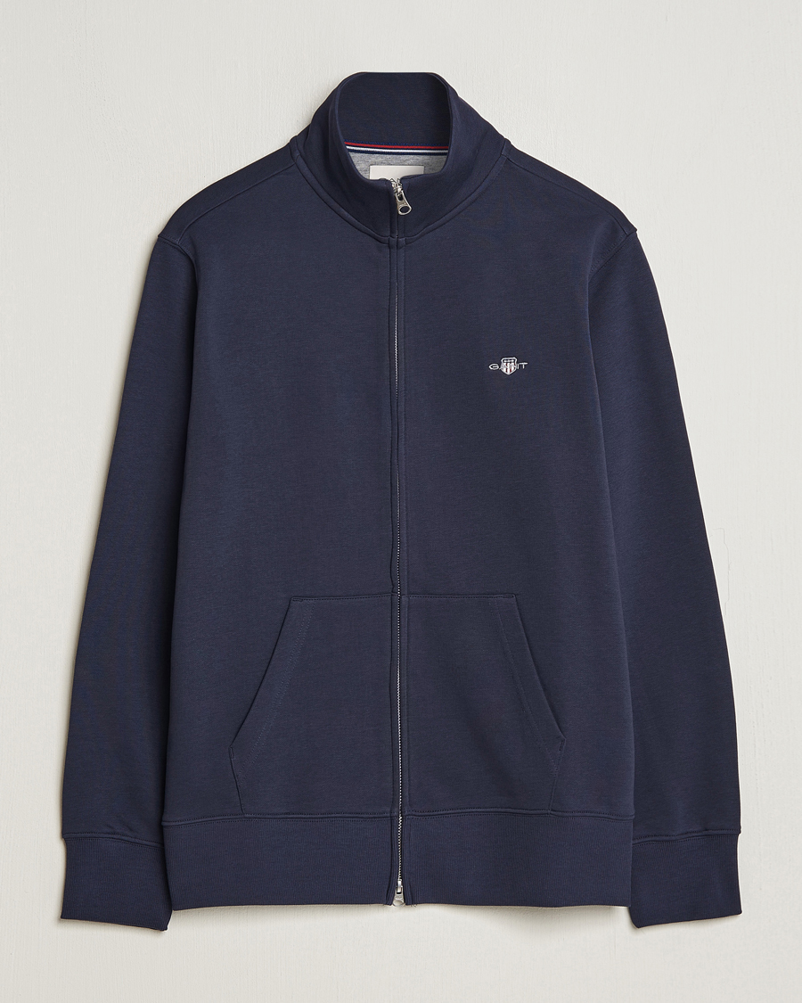 Herren | Pullover | GANT | Original Full Zip Evening Blue