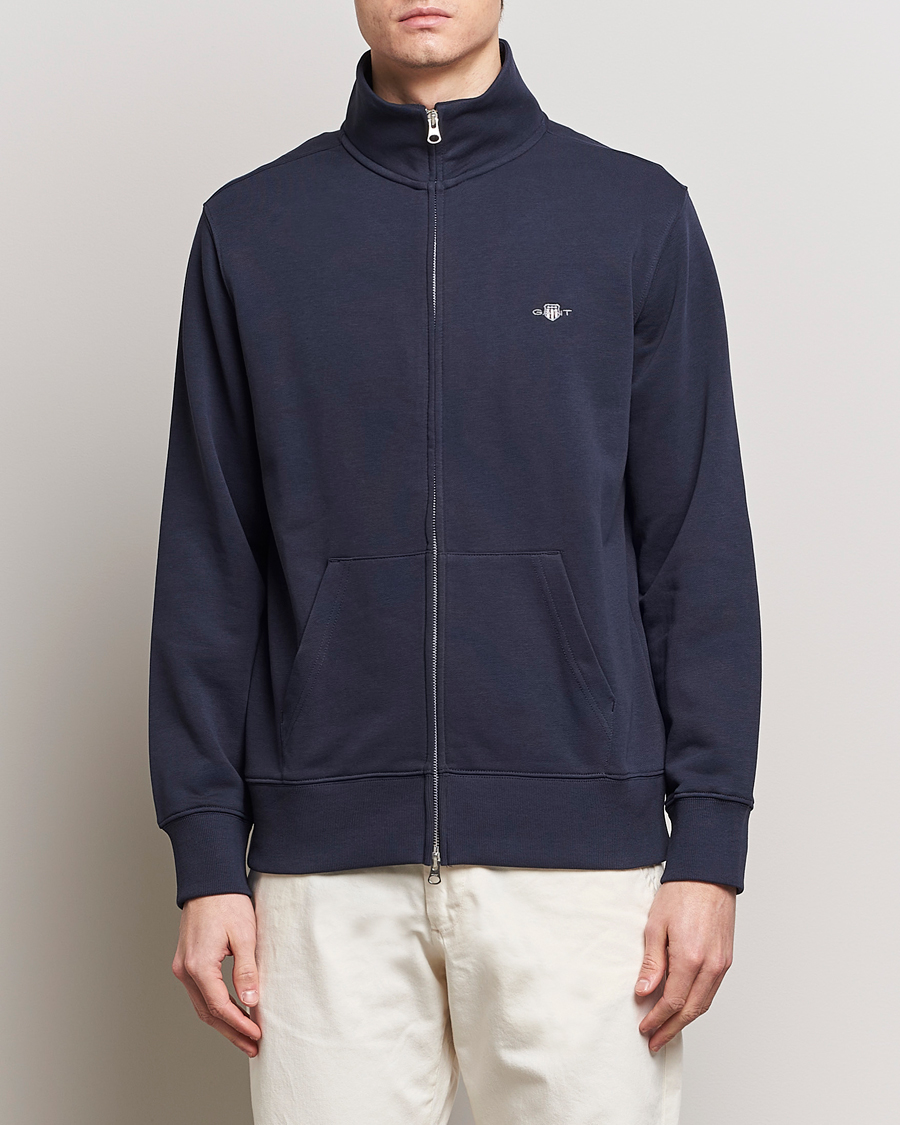 Herr | Full-zip | GANT | Original Full Zip  Evening Blue