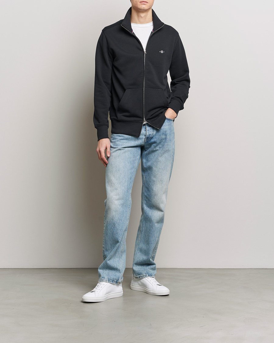 Herren | Pullover | GANT | Original Full Zip Black