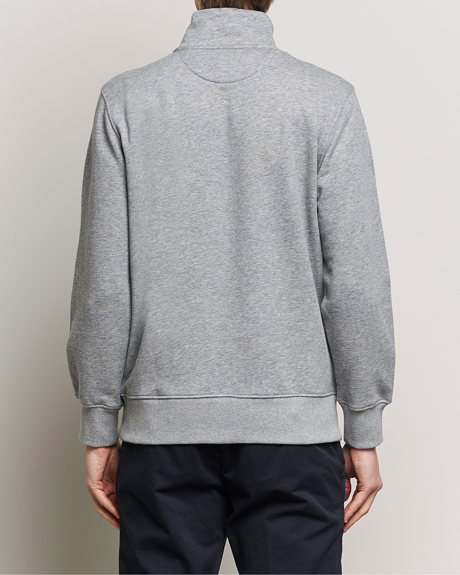 Herren | Pullover | GANT | Original Full Zip Grey Melange