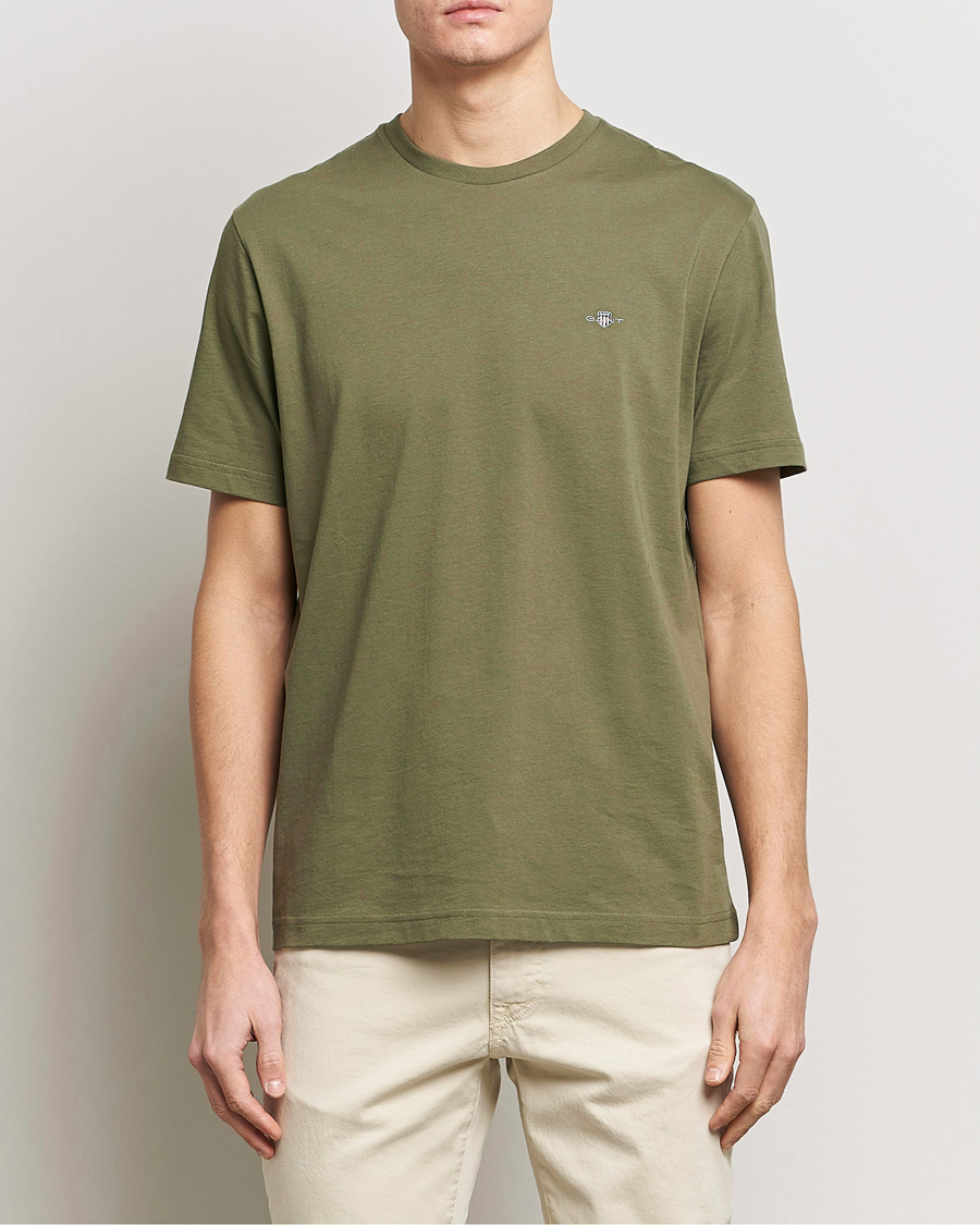 Herren | T-Shirts | GANT | The Original T-Shirt Juniper Green