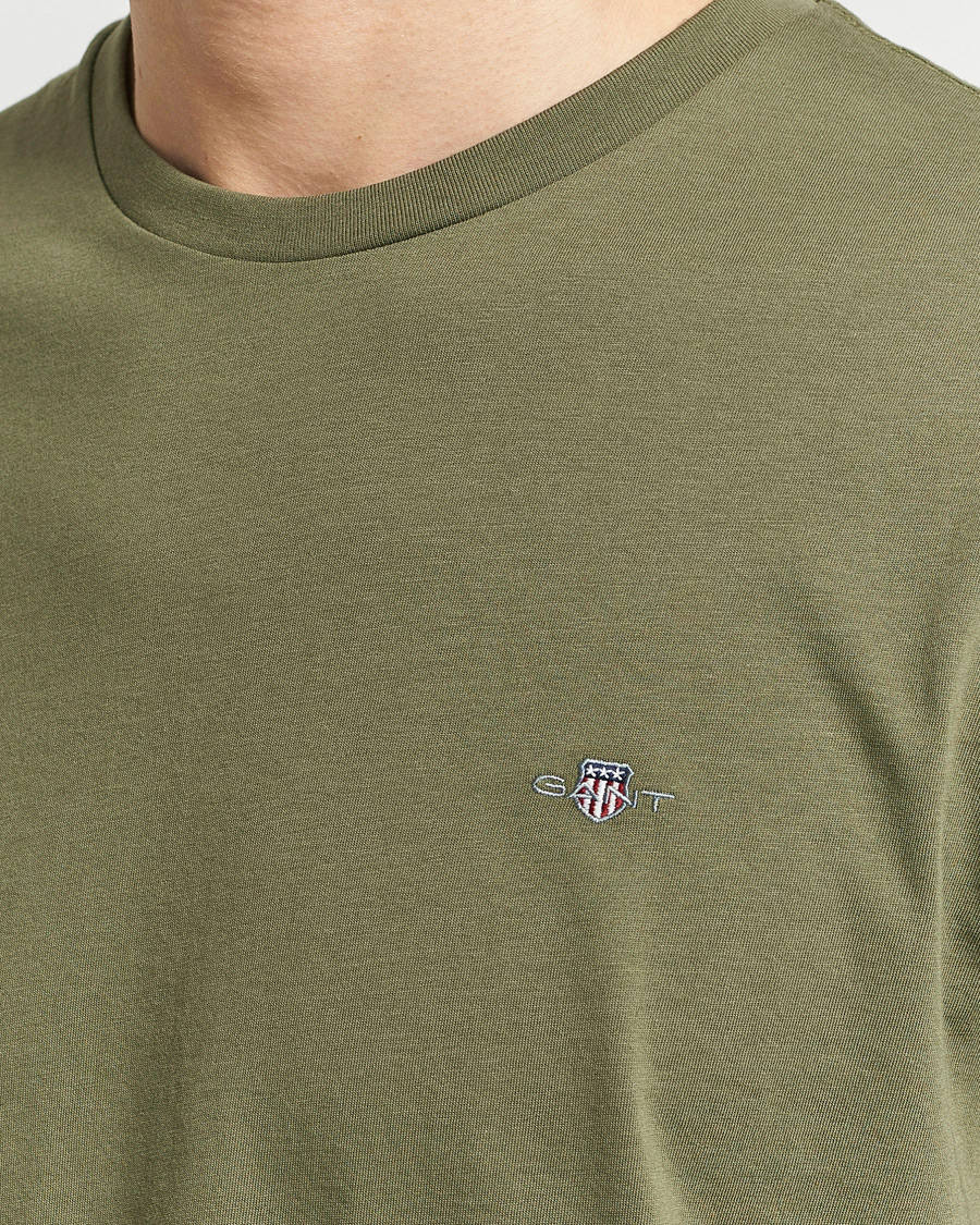 Herren | T-Shirts | GANT | The Original T-Shirt Juniper Green