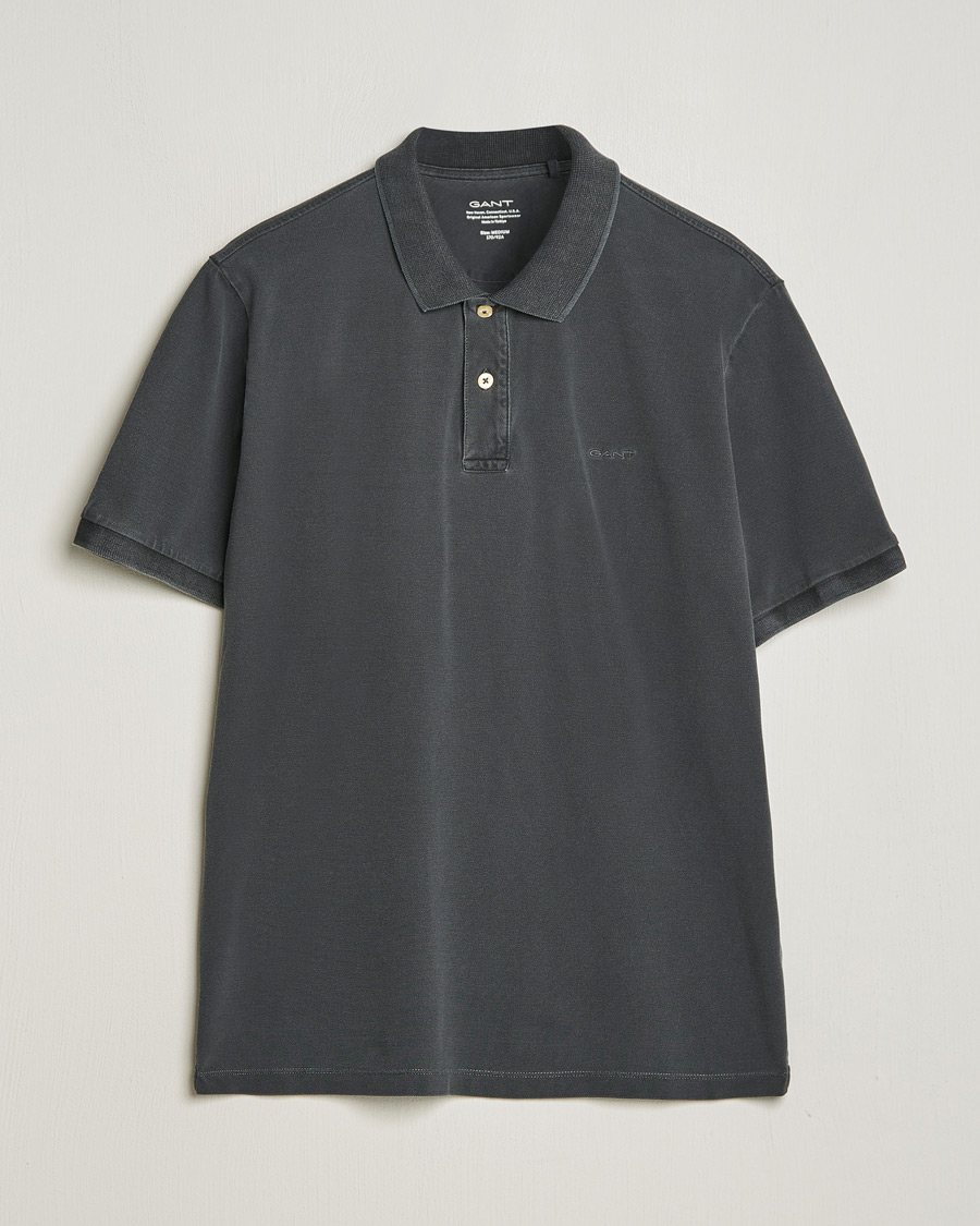 Herren | Poloshirts | GANT | Sunbleached Polo Black