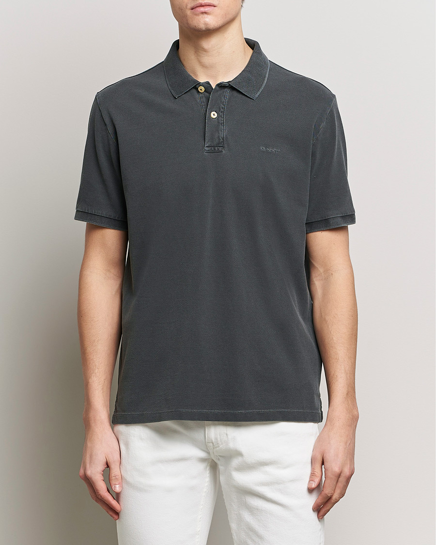 Herren | Poloshirts | GANT | Sunbleached Polo Black