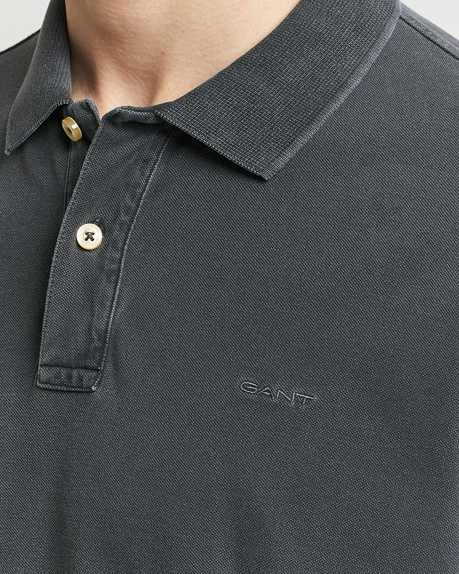 Herren | Poloshirts | GANT | Sunbleached Polo Black