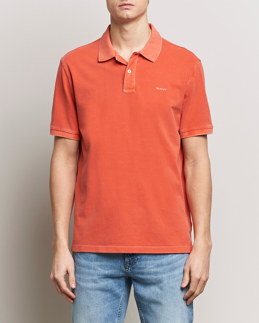 Herren | Preppy Authentic | GANT | Sunbleached Polo Burnt Orange