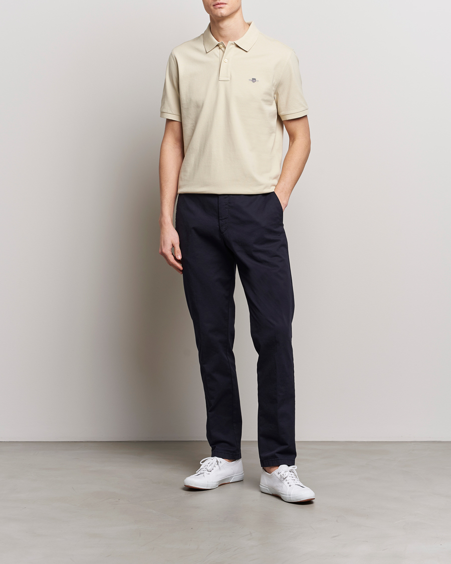 Herren | Poloshirts | GANT | The Original Polo Silky Beige