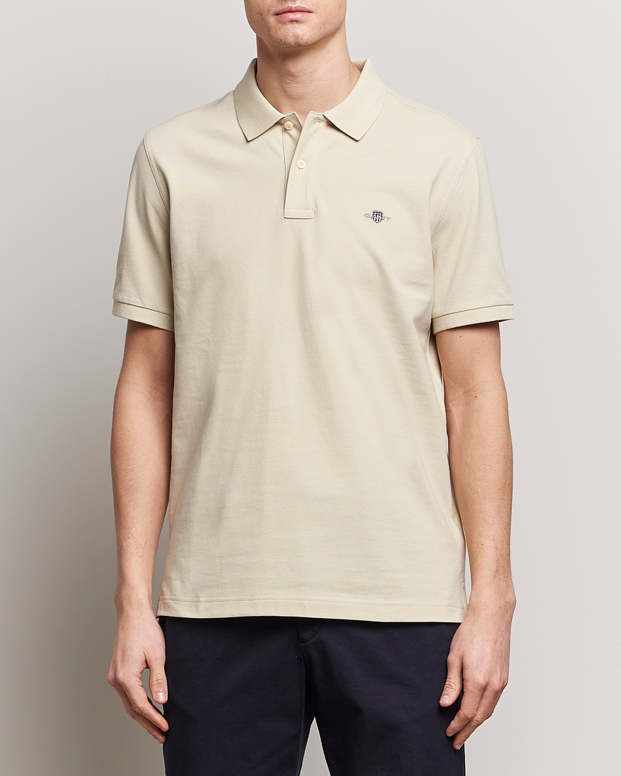 Herr | GANT | GANT | The Original Polo Silky Beige