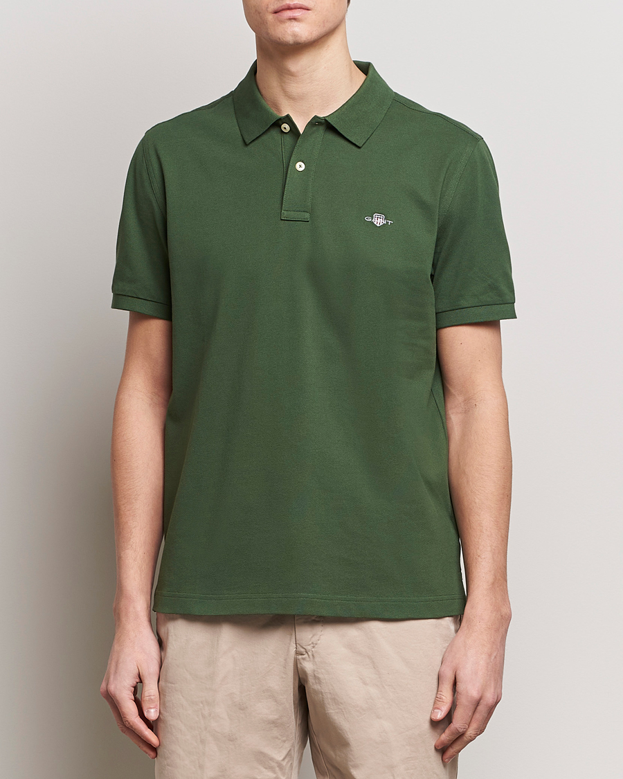 Herren | Poloshirt | GANT | The Original Polo Pine Green