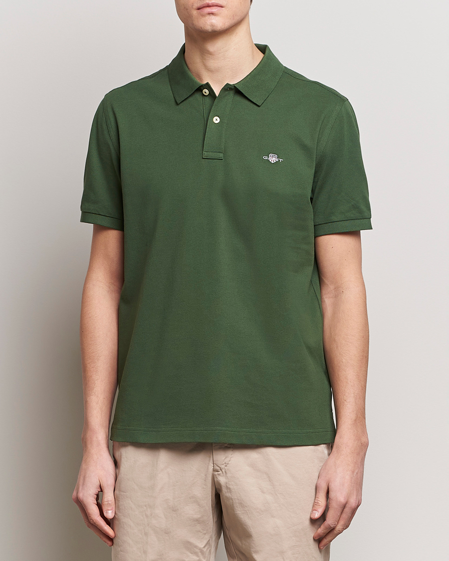 Herren | Kurzarm-Poloshirts | GANT | The Original Polo Pine Green