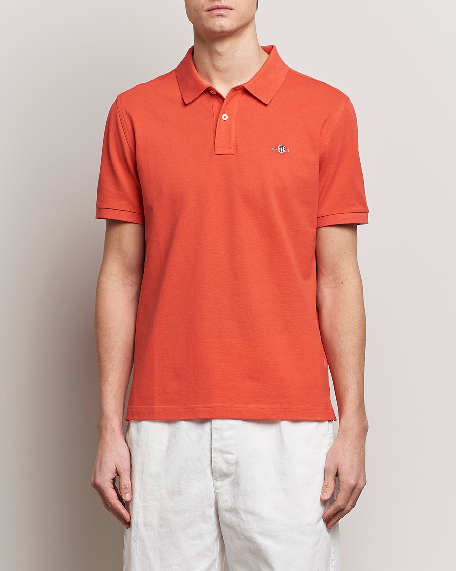 Herren | Kurzarm-Poloshirts | GANT | The Original Polo Burnt Orange