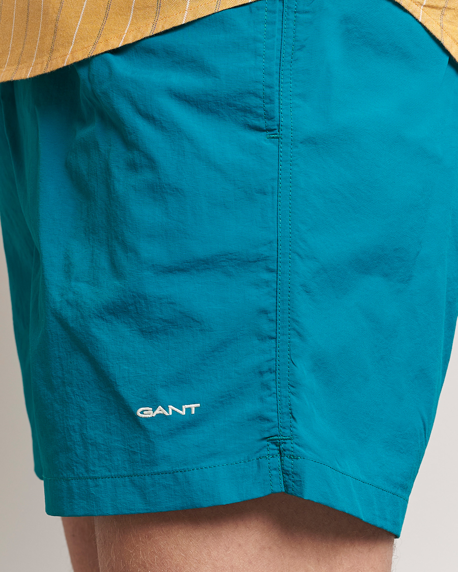 Herren | Badehosen | Gant | Basic Swimshorts Ocean Turquoise