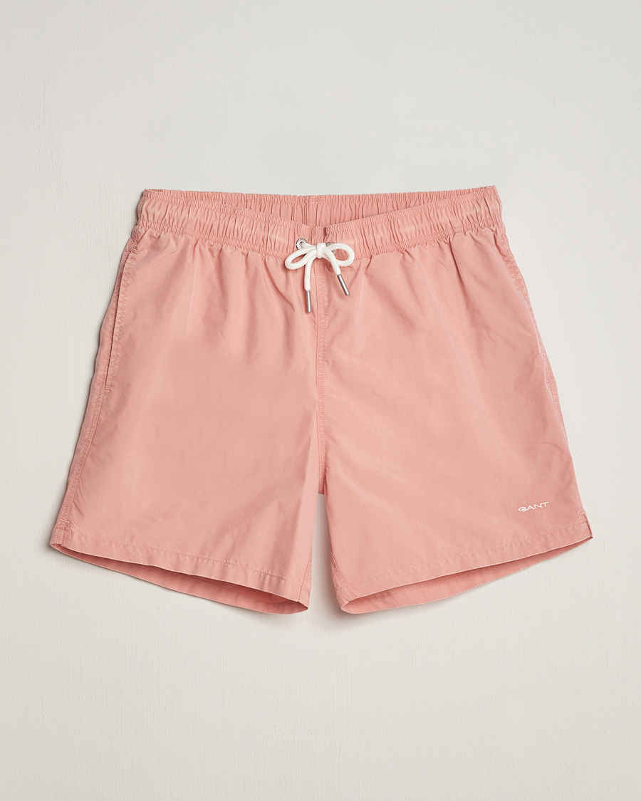 Herren | Badehosen | Gant | Sunbleached Swimshorts Peachy Pink