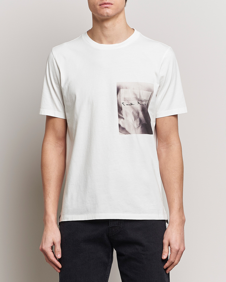 Herren | Treue-Rabatt für Stammkunden | Paul Smith | Organic Cotton Printed T-Shirt White