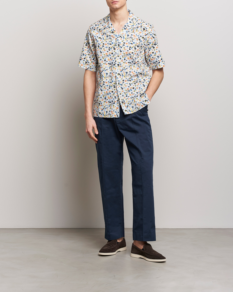 Herren | Hemden | Paul Smith | Printed Flower Resort Short Sleeve Shirt White