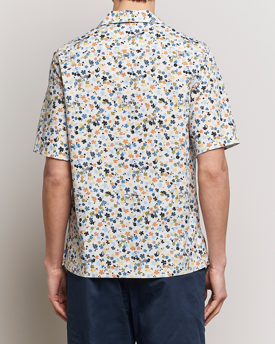 Herren | Hemden | Paul Smith | Printed Flower Resort Short Sleeve Shirt White