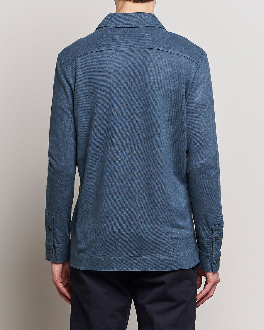 Herren | Hemden | Paul Smith | Linen Jersey Shirt Blue